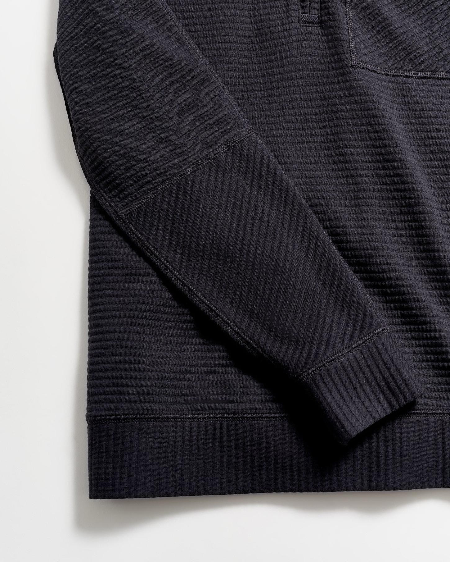 Men Quilted Half Zip Dark Navy | Billy Reid Sweaters &amp; Sweatshirts