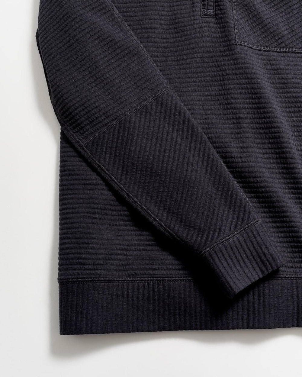 Men Quilted Half Zip Dark Navy | Billy Reid Sweaters &amp; Sweatshirts