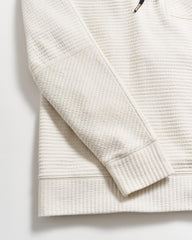Men Quilted Half Zip Tinted White | Billy Reid Sweaters &amp; Sweatshirts