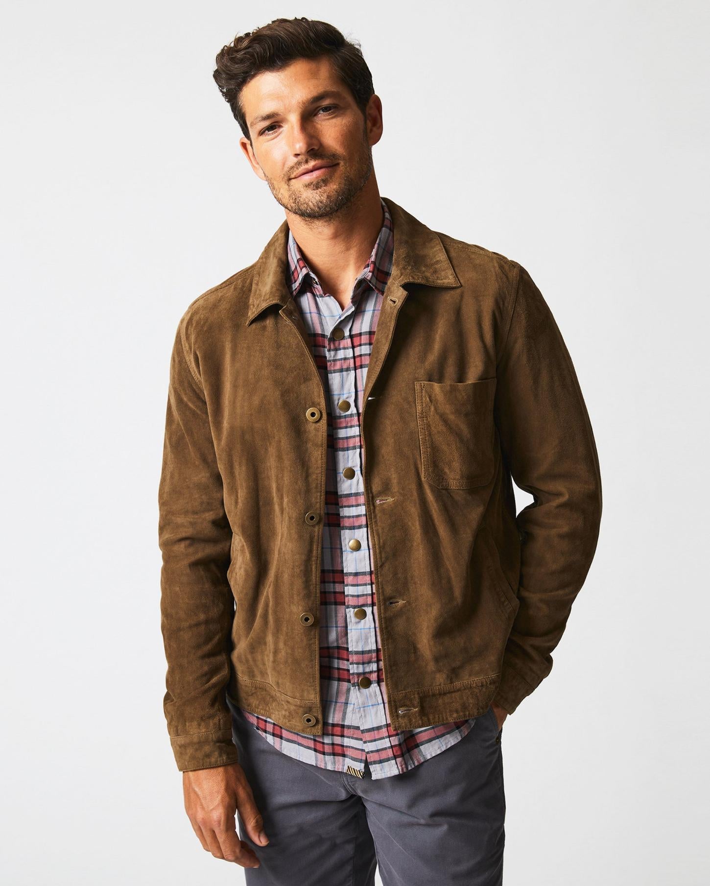 Men Ranch Jacket Uniform Green | Billy Reid Jackets &amp; Outerwear