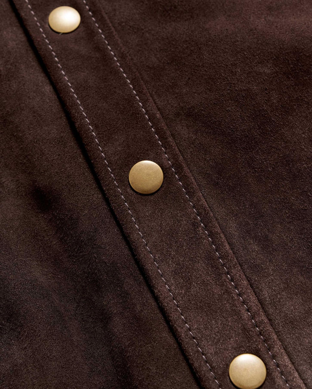 Men Savoy Suede Workshirt Chocolate | Billy Reid Shirting