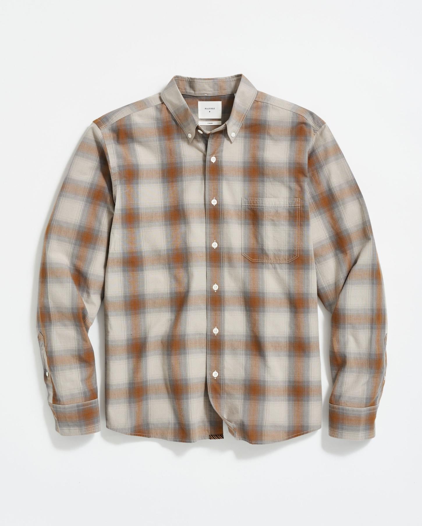 Men Shadow Plaid Tuscumbia Shirt Bd Grey/multi | Billy Reid Shirting