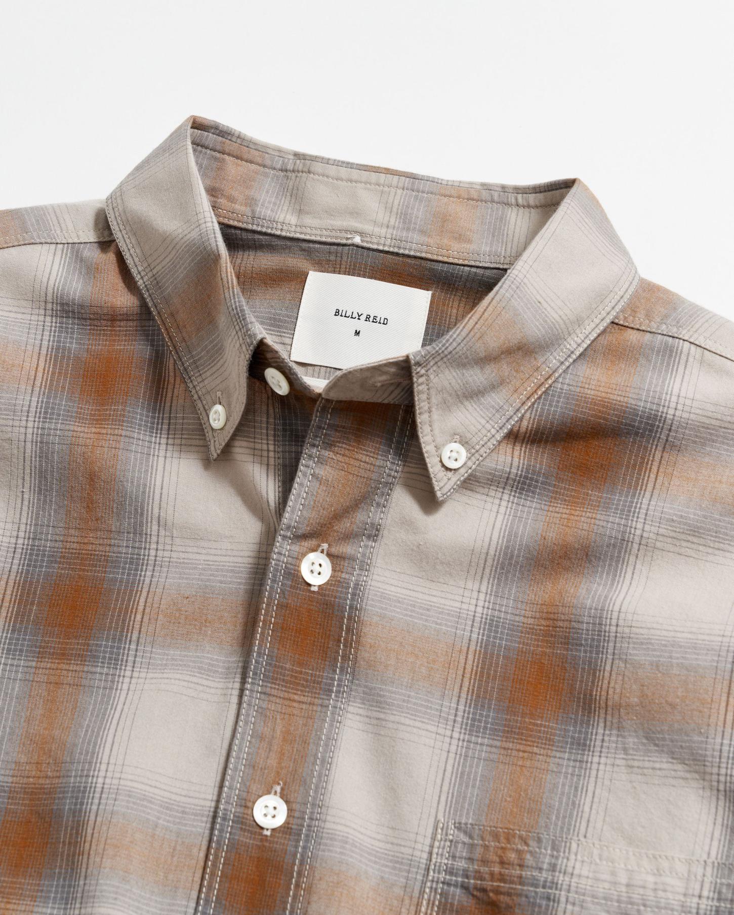 Men Shadow Plaid Tuscumbia Shirt Bd Grey/multi | Billy Reid Shirting