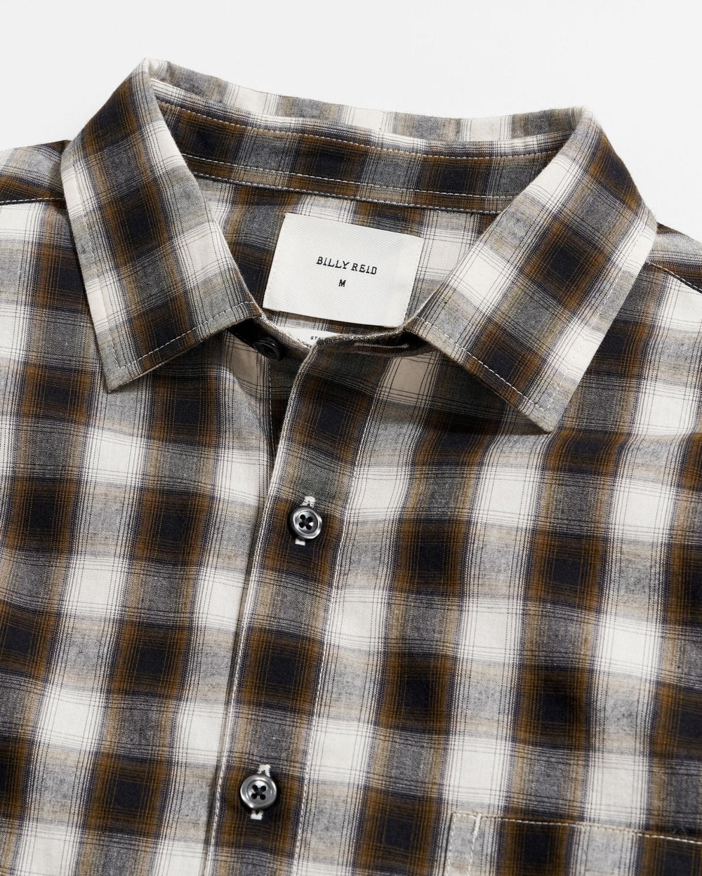 Men Shadow Plaid Tuscumbia Shirt Black/multi | Billy Reid Shirting