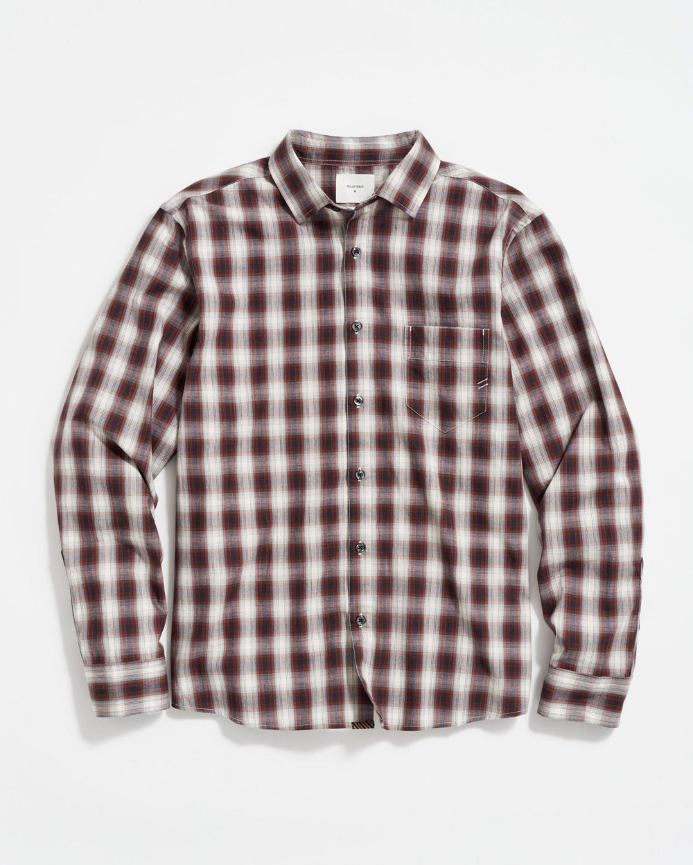 Men Shadow Plaid Tuscumbia Shirt Natural/multi | Billy Reid Shirting