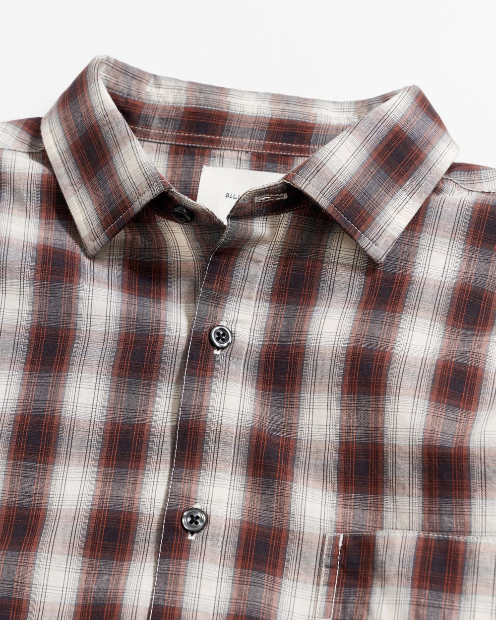 Men Shadow Plaid Tuscumbia Shirt Natural/multi | Billy Reid Shirting