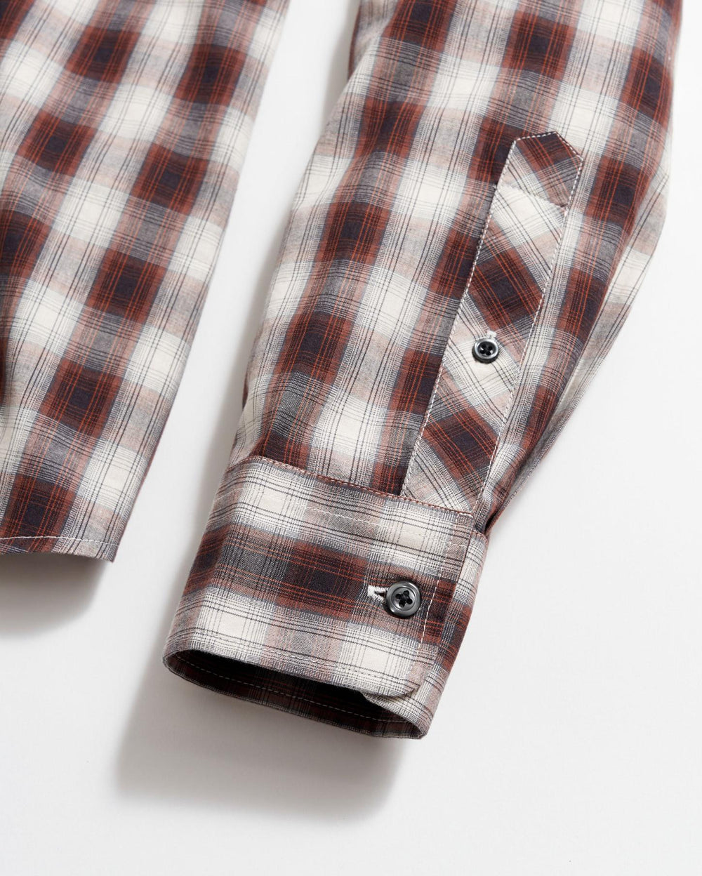 Men Shadow Plaid Tuscumbia Shirt Natural/multi | Billy Reid Shirting