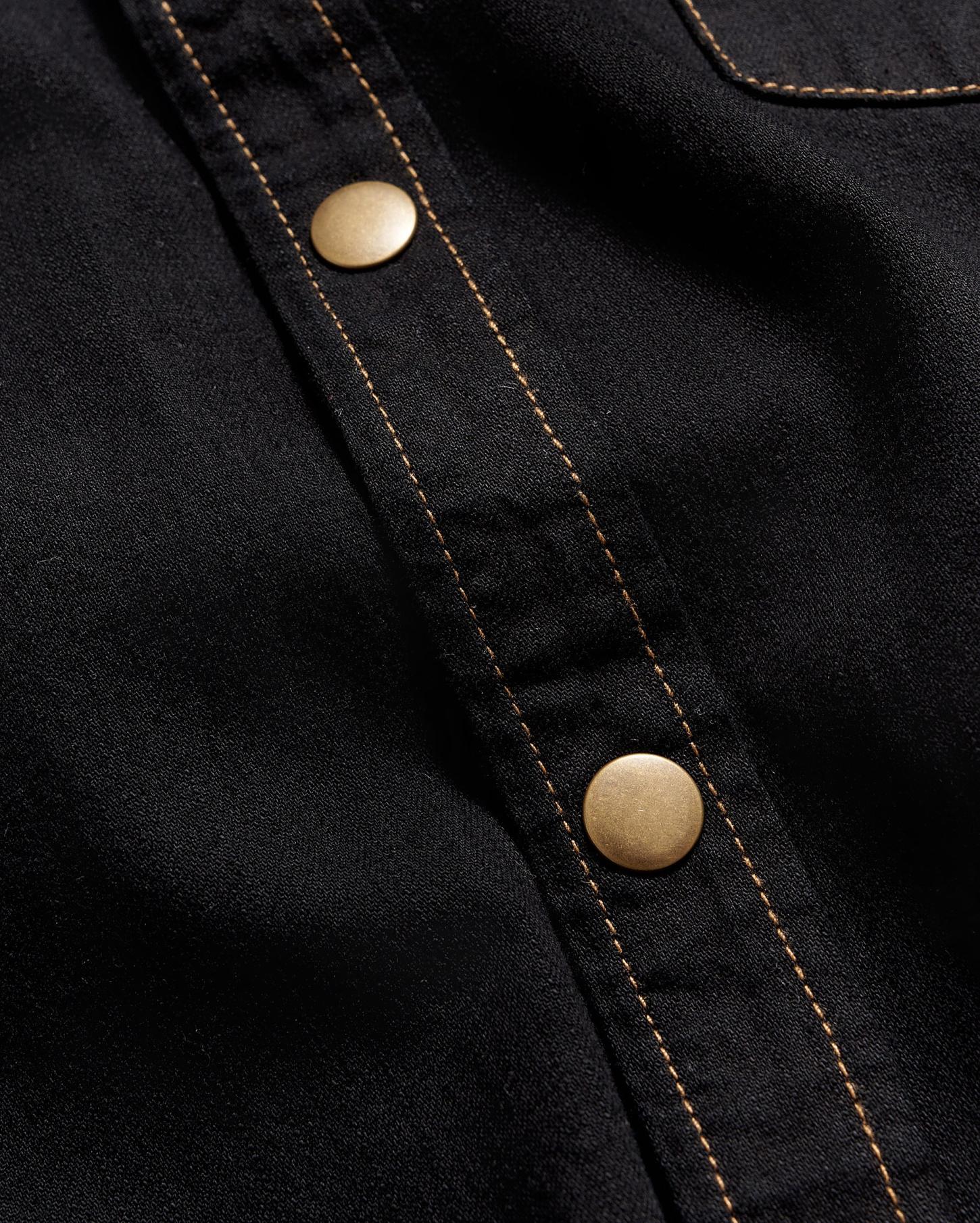 Men Shoals Denim Shirt Black | Billy Reid Shirting