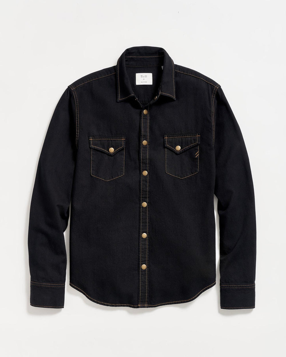 Men Shoals Denim Shirt Black | Billy Reid Shirting