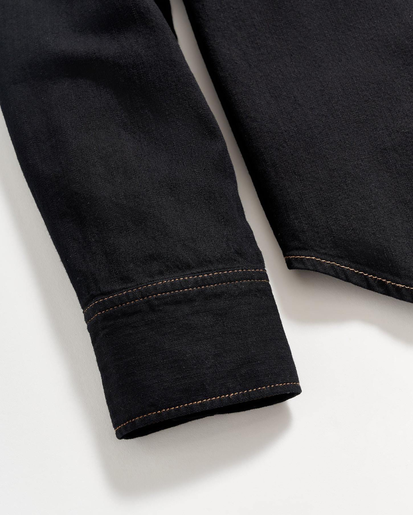 Men Shoals Denim Shirt Black | Billy Reid Shirting