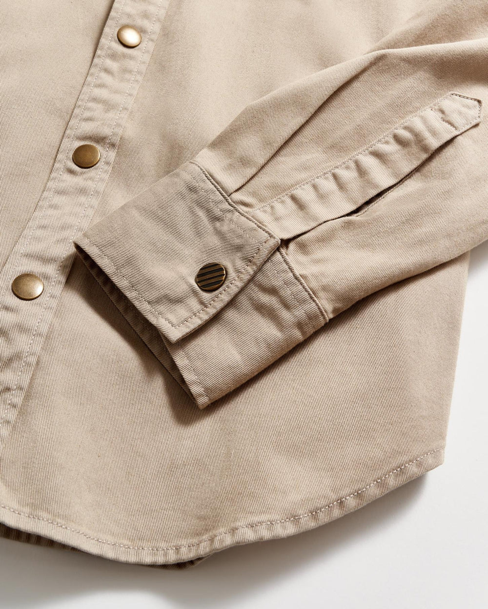 Men Shoals Twill Shirt Khaki | Billy Reid Shirting