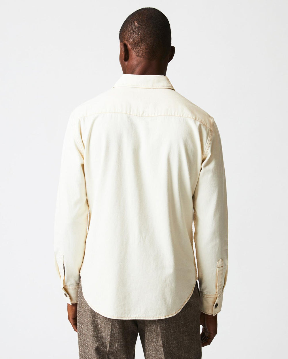 Men Shoals Twill Shirt Natural | Billy Reid Shirting