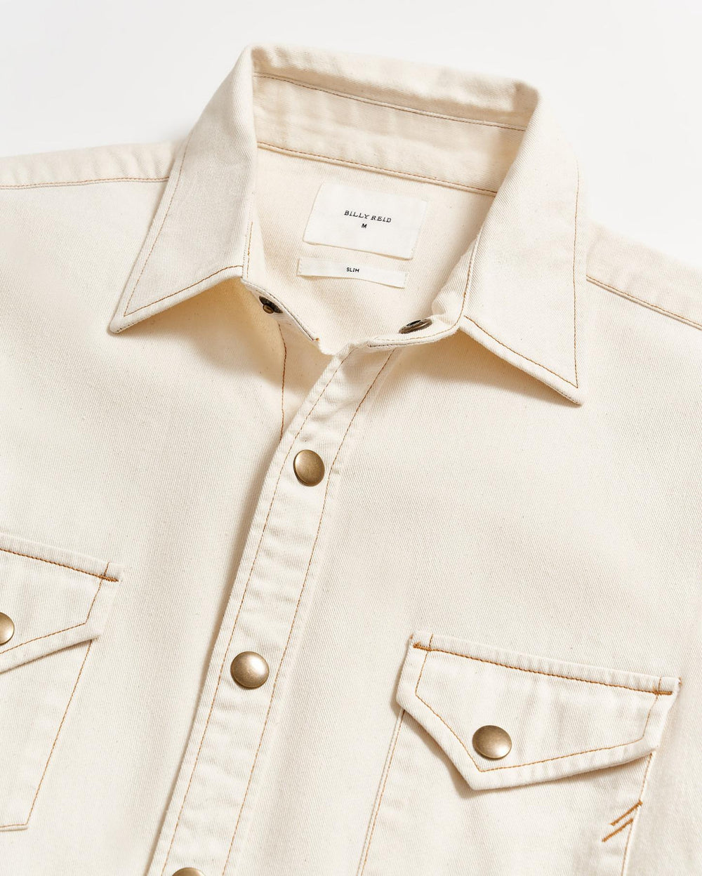 Men Shoals Twill Shirt Natural | Billy Reid Shirting