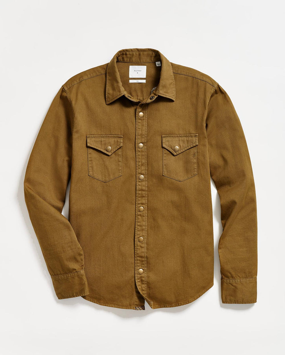 Men Shoals Twill Shirt Slate Green | Billy Reid Shirting
