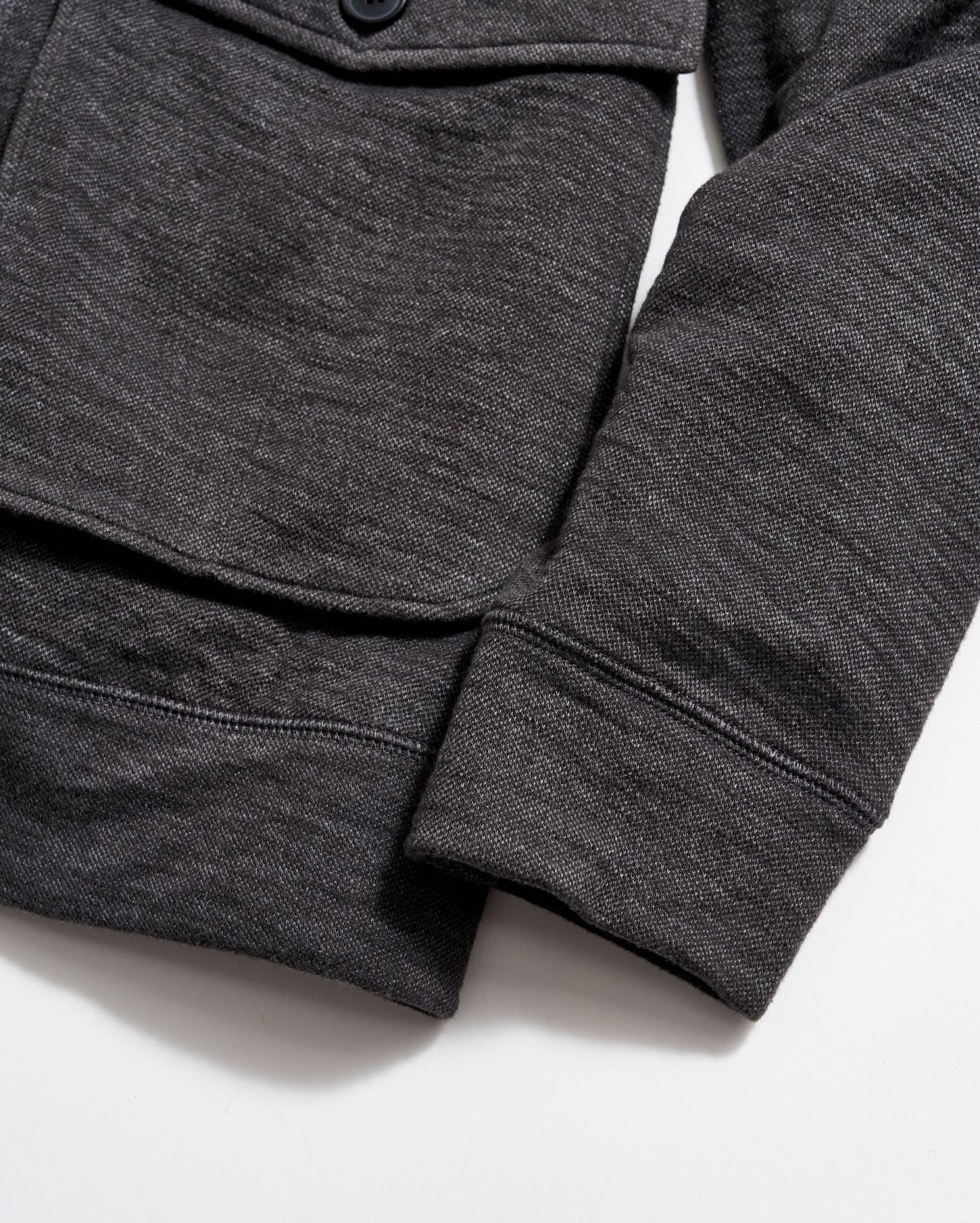 Men Slub Cotton Cardigan Black | Billy Reid Sweaters &amp; Sweatshirts