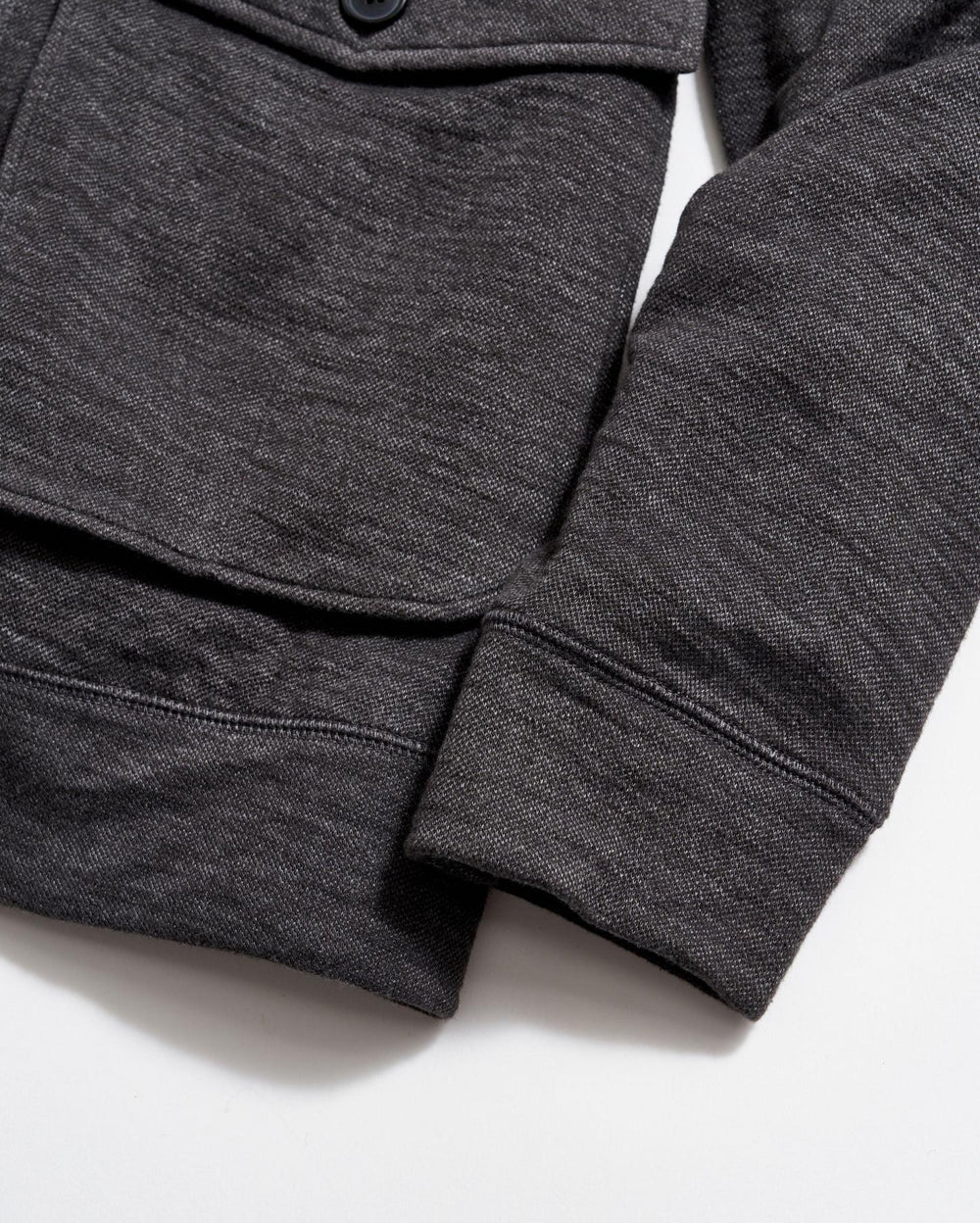 Men Slub Cotton Cardigan Black | Billy Reid Sweaters &amp; Sweatshirts