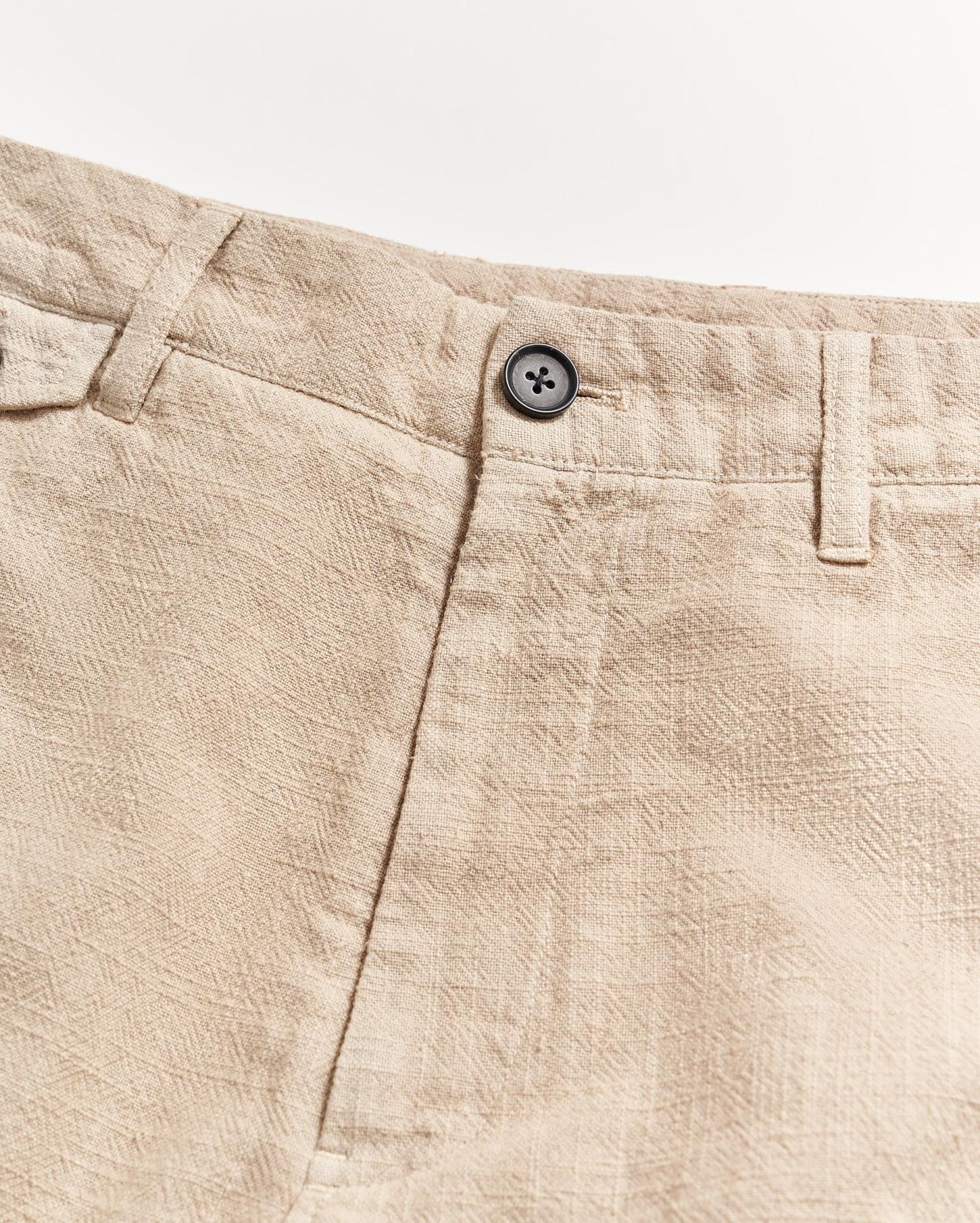 Men Slub Cotton Short Khaki | Billy Reid Bottoms