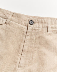 Men Slub Cotton Short Khaki | Billy Reid Bottoms