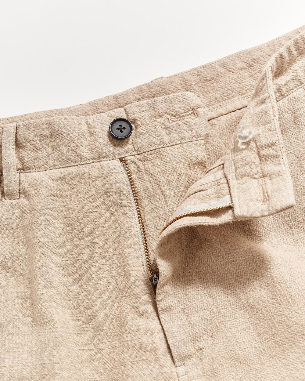 Men Slub Cotton Short Khaki | Billy Reid Bottoms