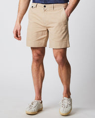 Men Slub Cotton Short Khaki | Billy Reid Bottoms