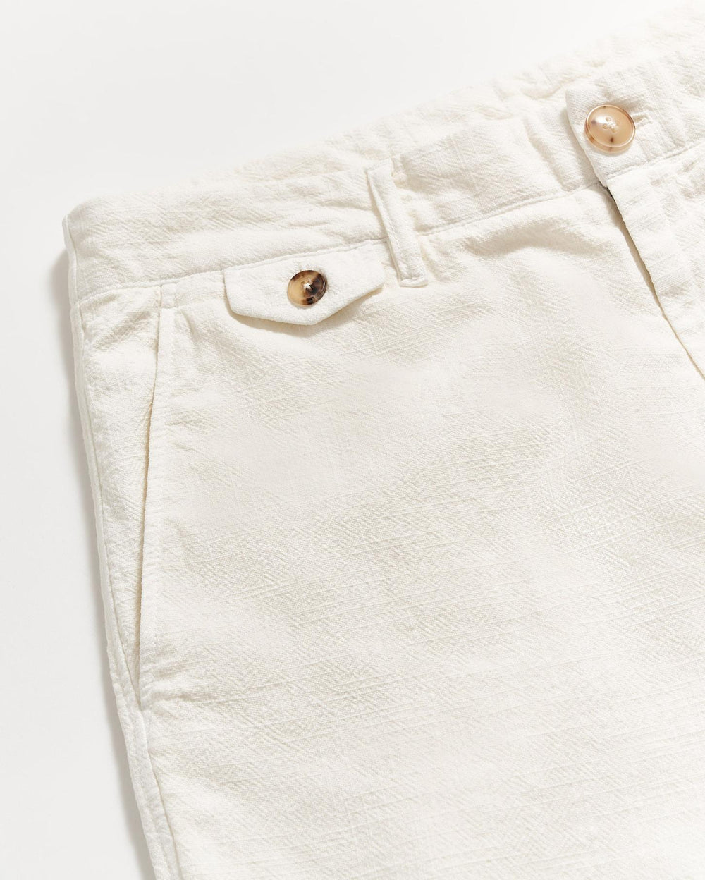 Men Slub Cotton Short Tinted White | Billy Reid Bottoms