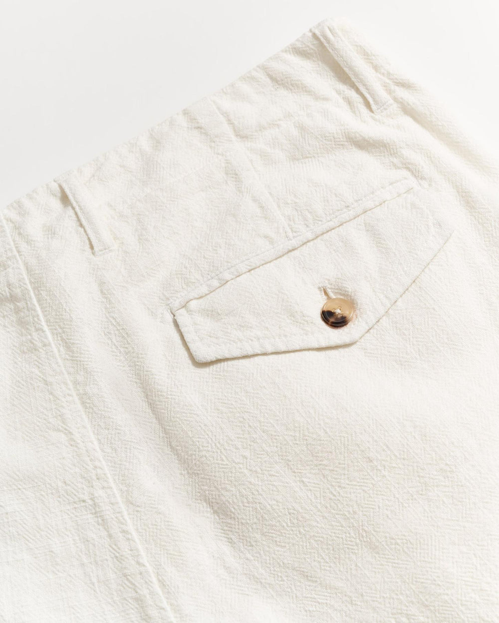 Men Slub Cotton Short Tinted White | Billy Reid Bottoms