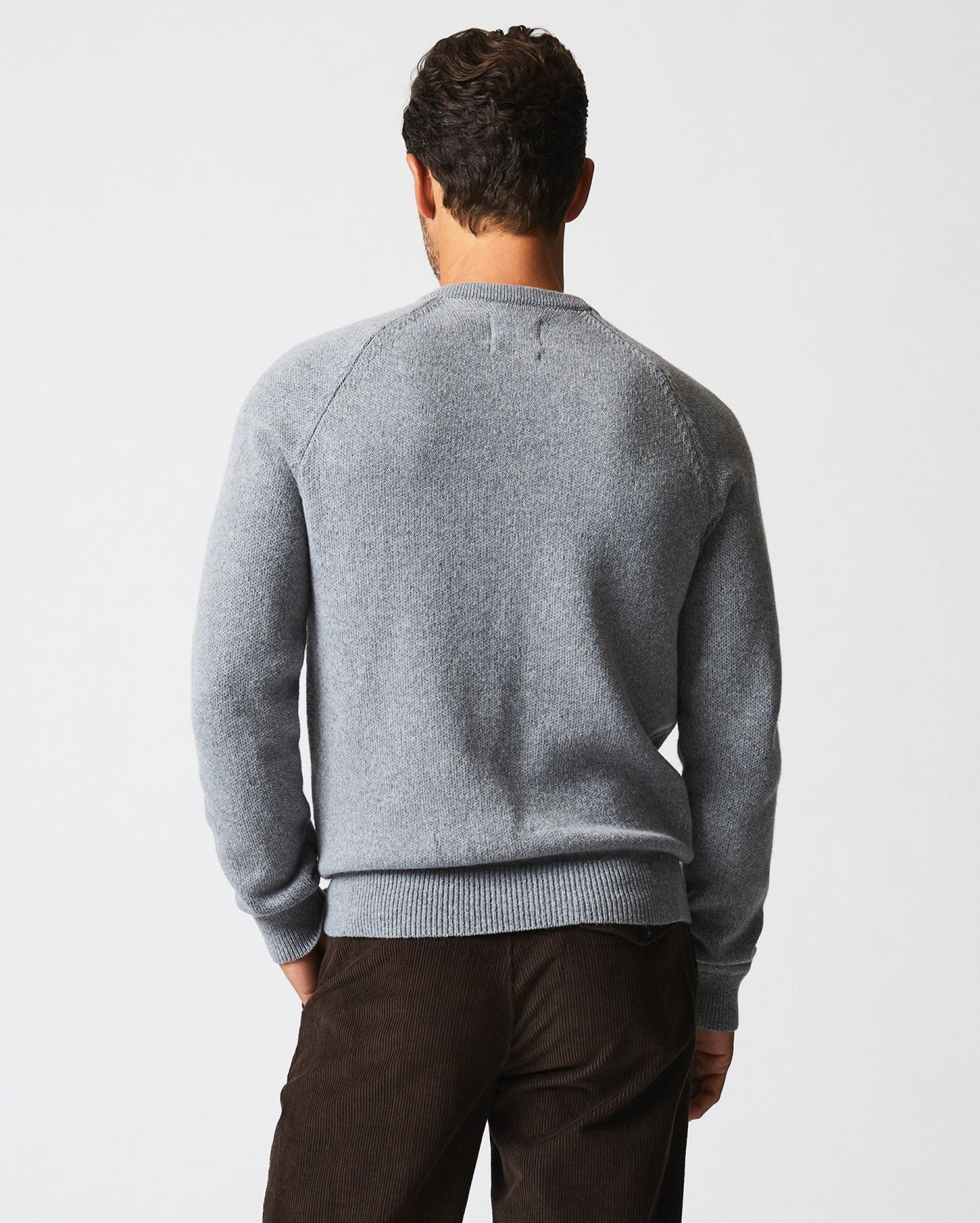 Men Southern Sweater Grey | Billy Reid Sweaters &amp; Sweatshirts