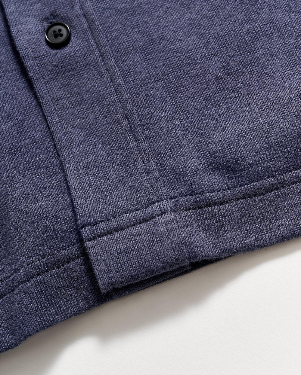 Men S/S Hemp Cotton Knit Shirt Navy | Billy Reid Shirting