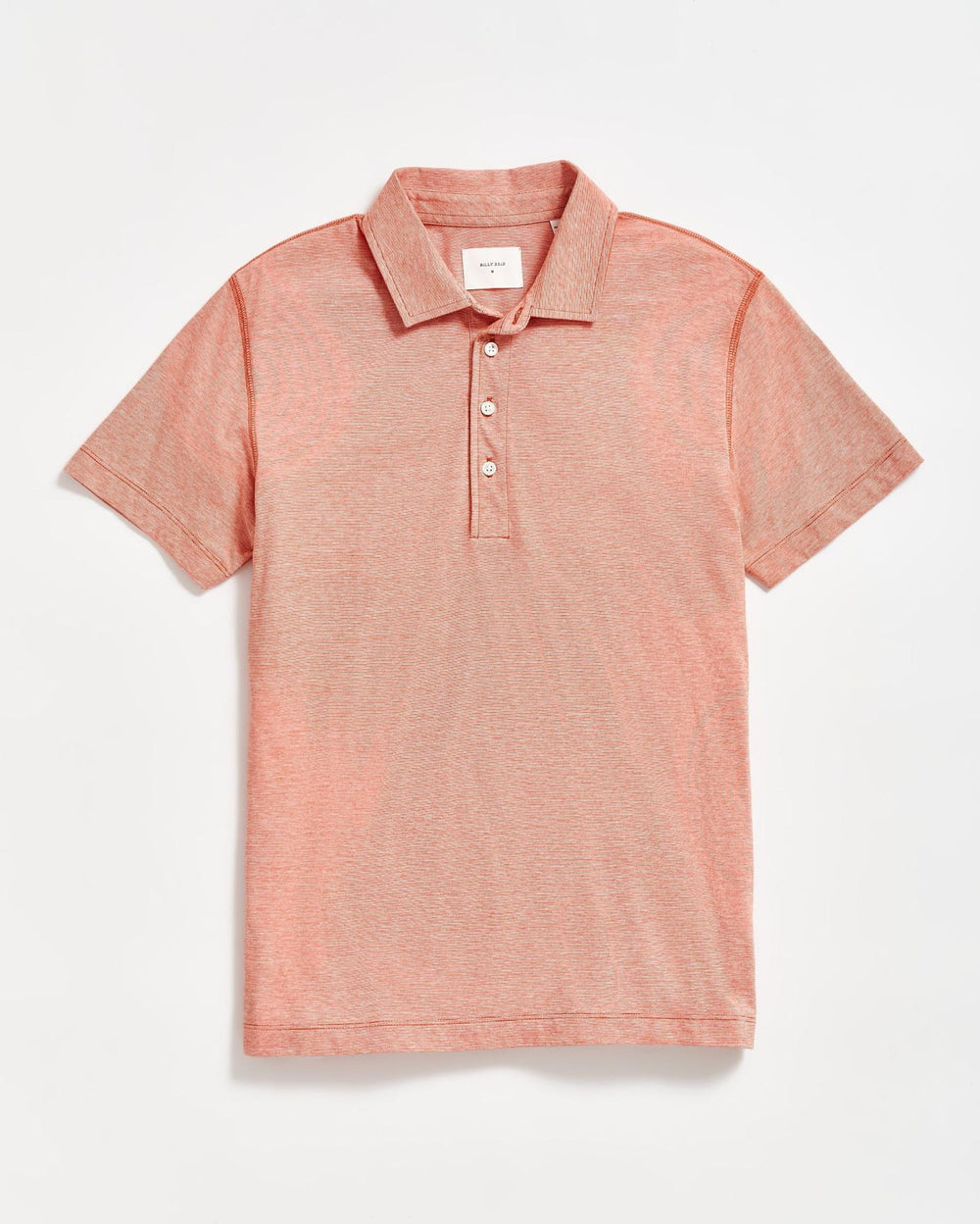 Men Stripe Pensacola Polo Burnt Red | Billy Reid Polos, Tees &amp; Henleys