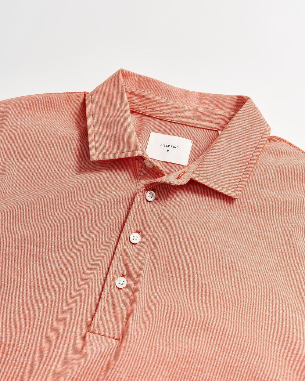 Men Stripe Pensacola Polo Burnt Red | Billy Reid Polos, Tees &amp; Henleys