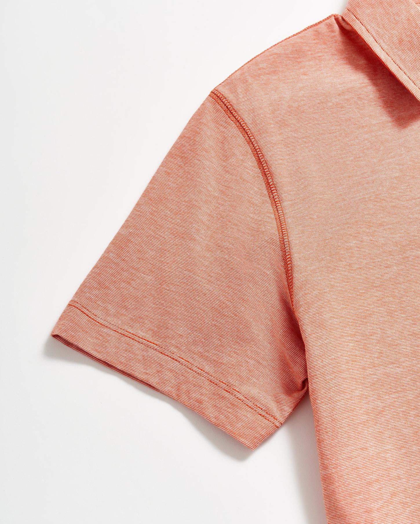 Men Stripe Pensacola Polo Burnt Red | Billy Reid Polos, Tees &amp; Henleys