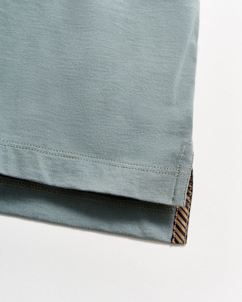 Men Stripe Pensacola Polo Slate Green | Billy Reid Polos, Tees &amp; Henleys