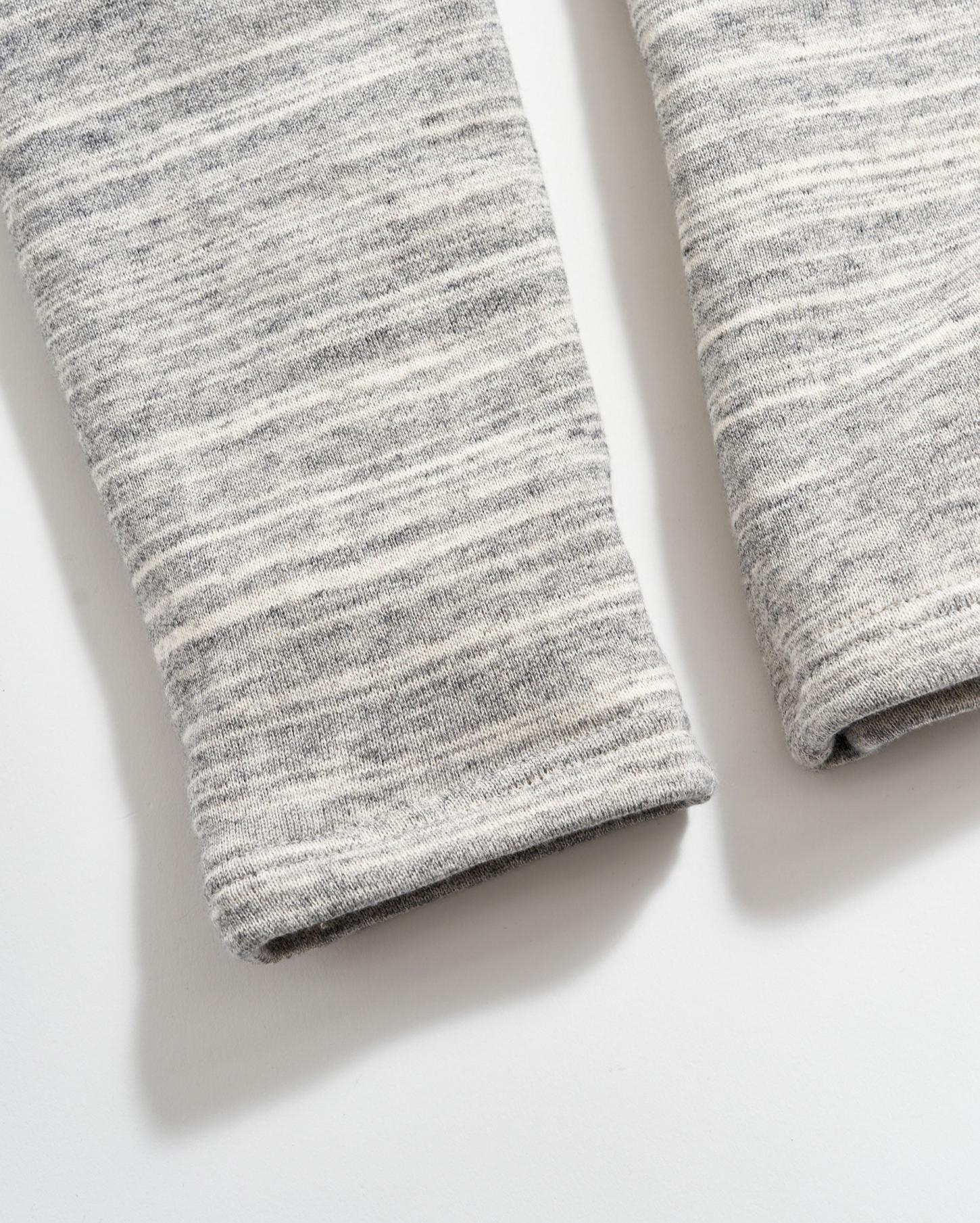 Men Terry Knit Crew Light Grey | Billy Reid Sweaters &amp; Sweatshirts