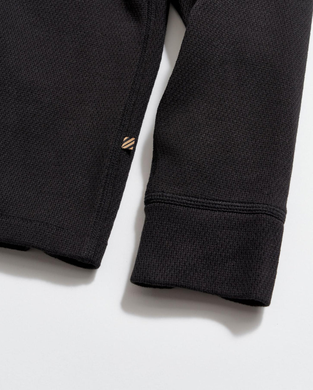 Men Thermal L/S Crew Black | Billy Reid Sweaters &amp; Sweatshirts