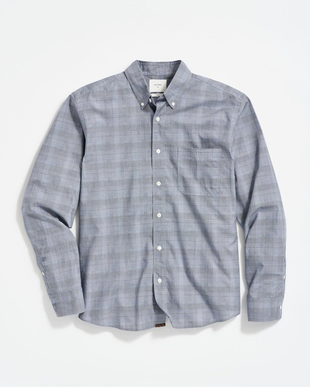 Men Tonal Grid Plaid Tuscumbia Shirt Bd Grey | Billy Reid Shirting