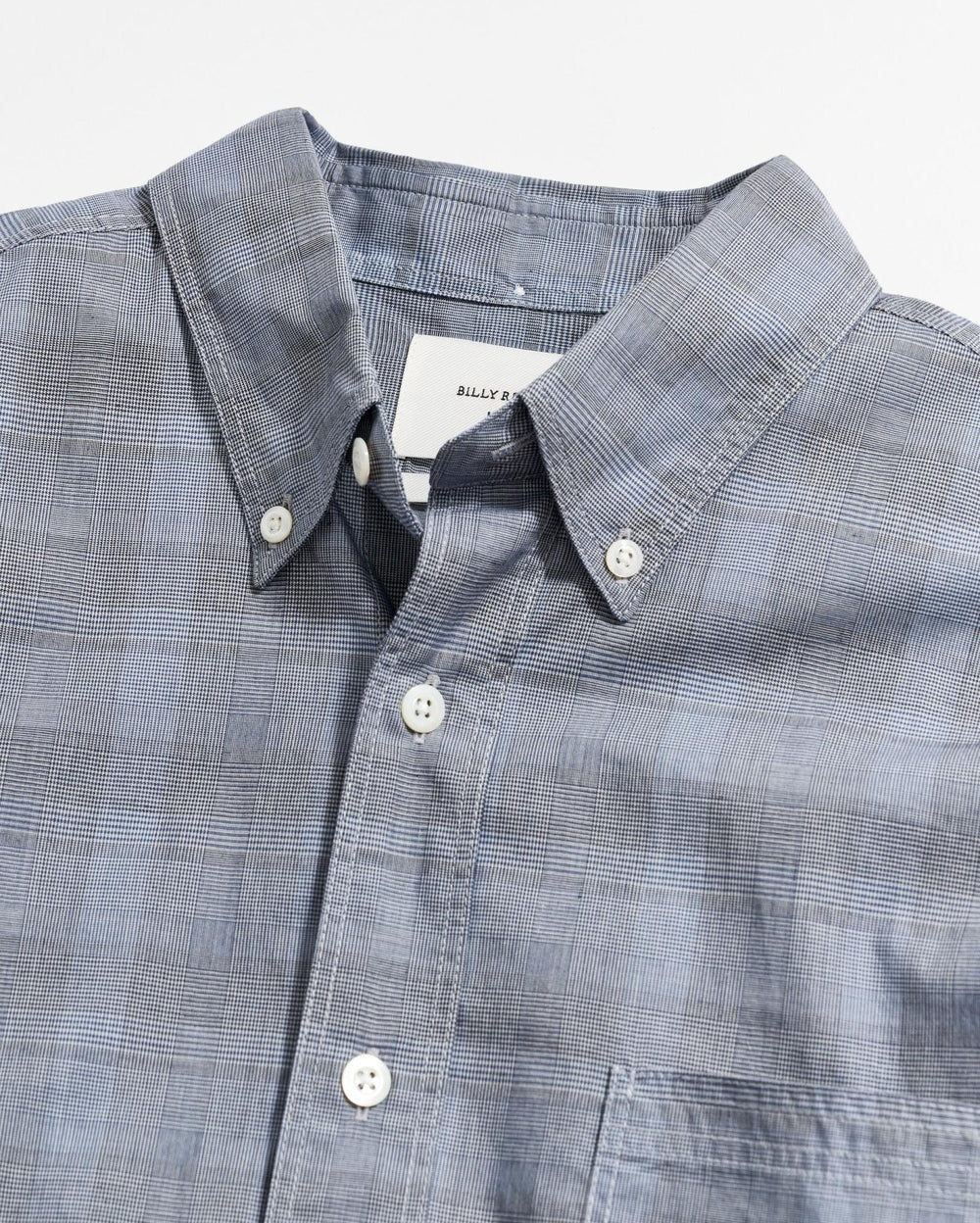 Men Tonal Grid Plaid Tuscumbia Shirt Bd Grey | Billy Reid Shirting