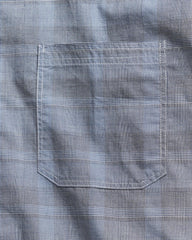 Men Tonal Grid Plaid Tuscumbia Shirt Bd Grey | Billy Reid Shirting