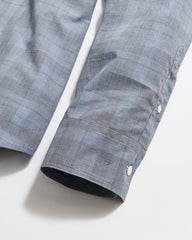 Men Tonal Grid Plaid Tuscumbia Shirt Bd Grey | Billy Reid Shirting