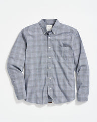Men Tonal Grid Plaid Tuscumbia Shirt Bd Grey | Billy Reid Shirting