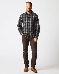 Men Tonal Plaid Tuscumbia Shirt Black/multi | Billy Reid Shirting