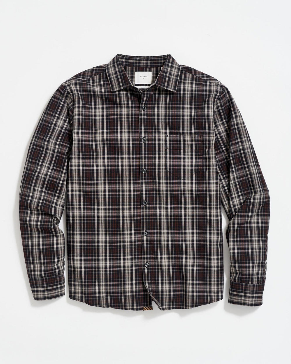 Men Tonal Plaid Tuscumbia Shirt Black/multi | Billy Reid Shirting