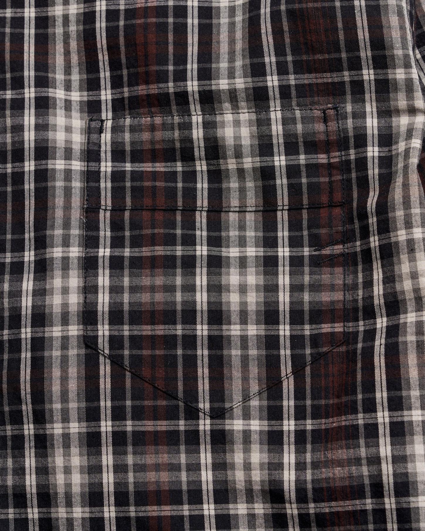 Men Tonal Plaid Tuscumbia Shirt Black/multi | Billy Reid Shirting