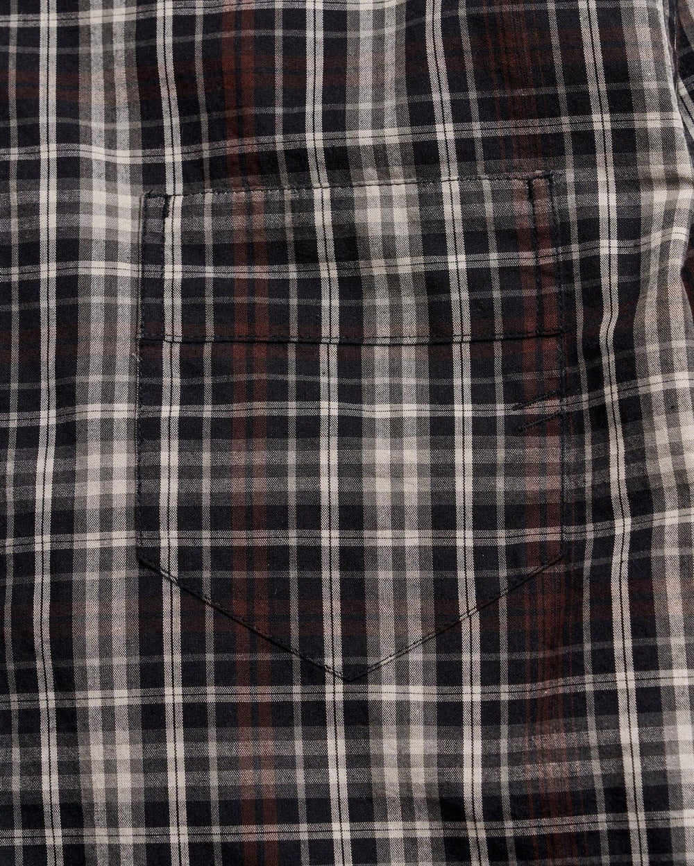 Men Tonal Plaid Tuscumbia Shirt Black/multi | Billy Reid Shirting