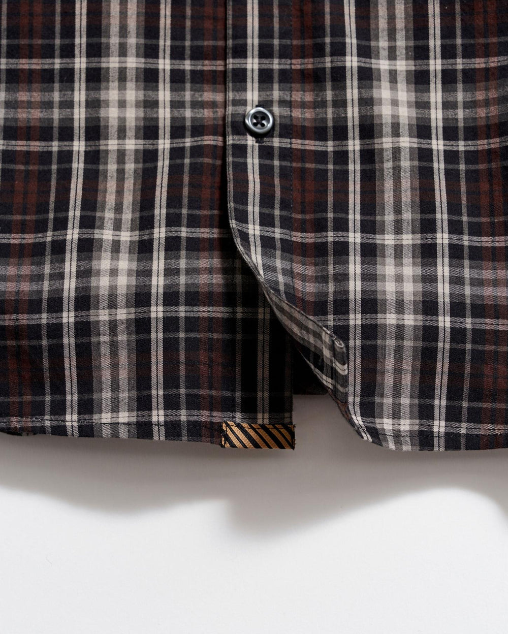 Men Tonal Plaid Tuscumbia Shirt Black/multi | Billy Reid Shirting