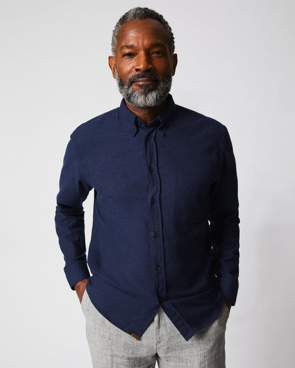 Men Tuscumbia Classic Shirt Navy | Billy Reid Shirting