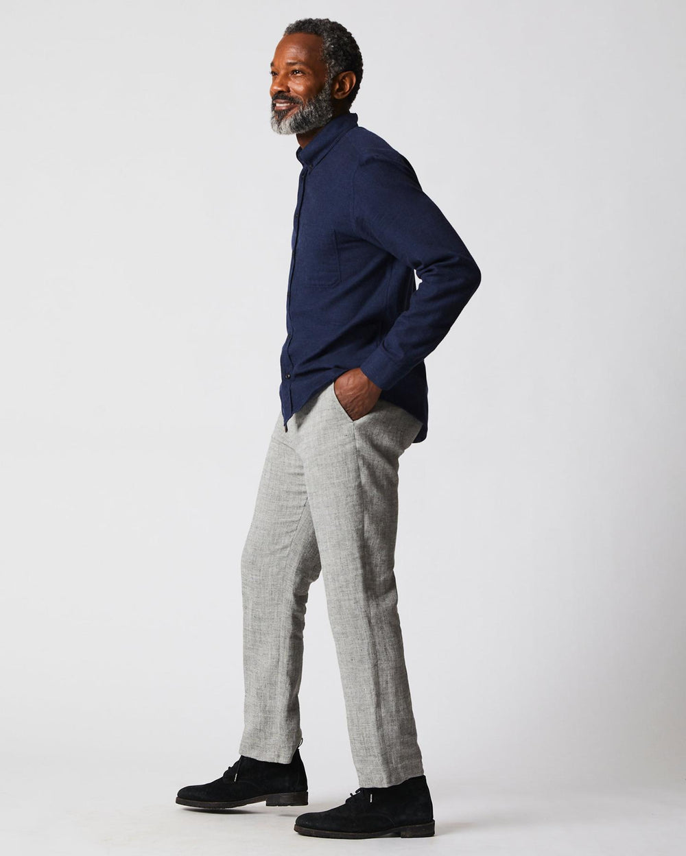 Men Tuscumbia Classic Shirt Navy | Billy Reid Shirting