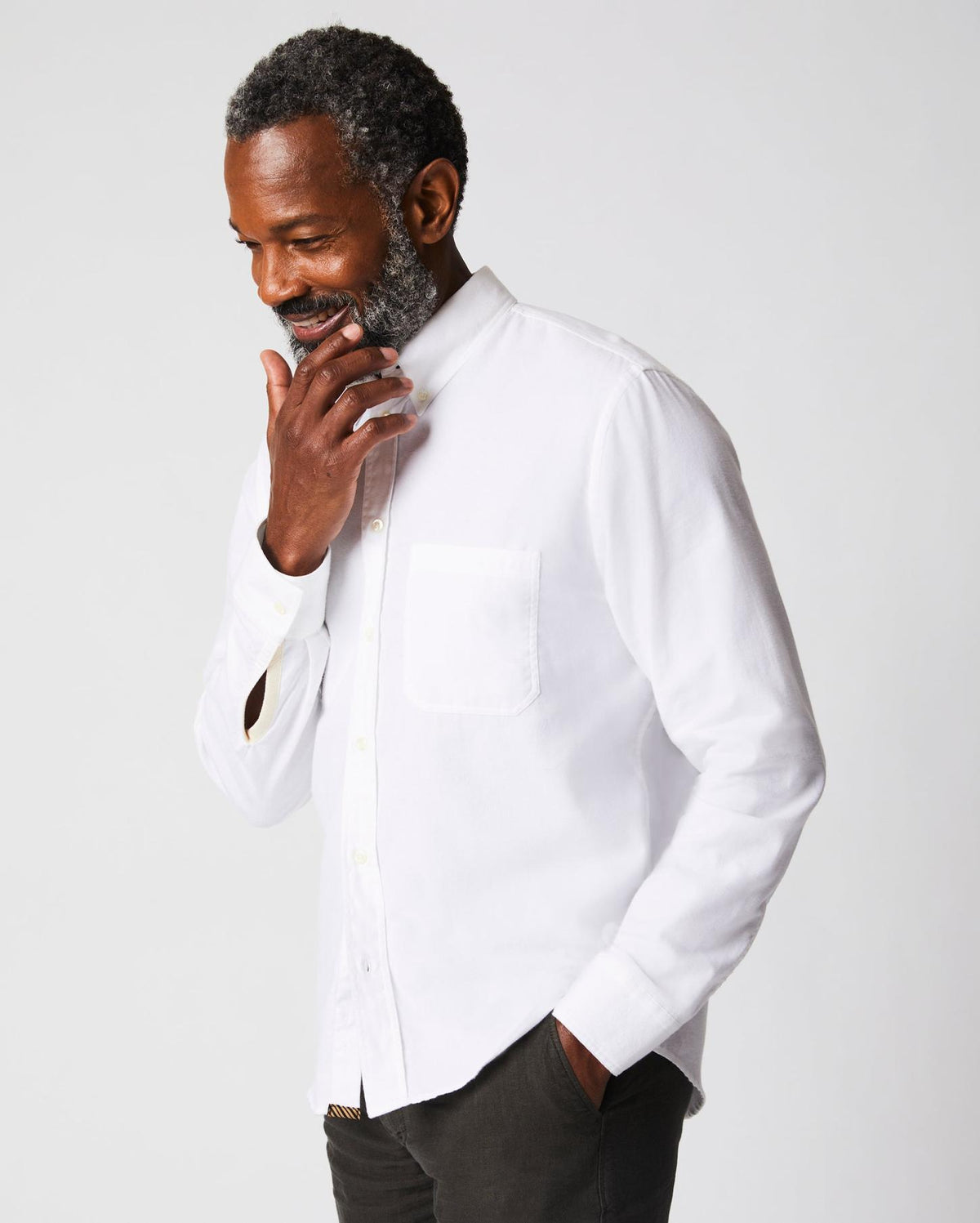 Men Tuscumbia Classic Shirt White | Billy Reid Shirting
