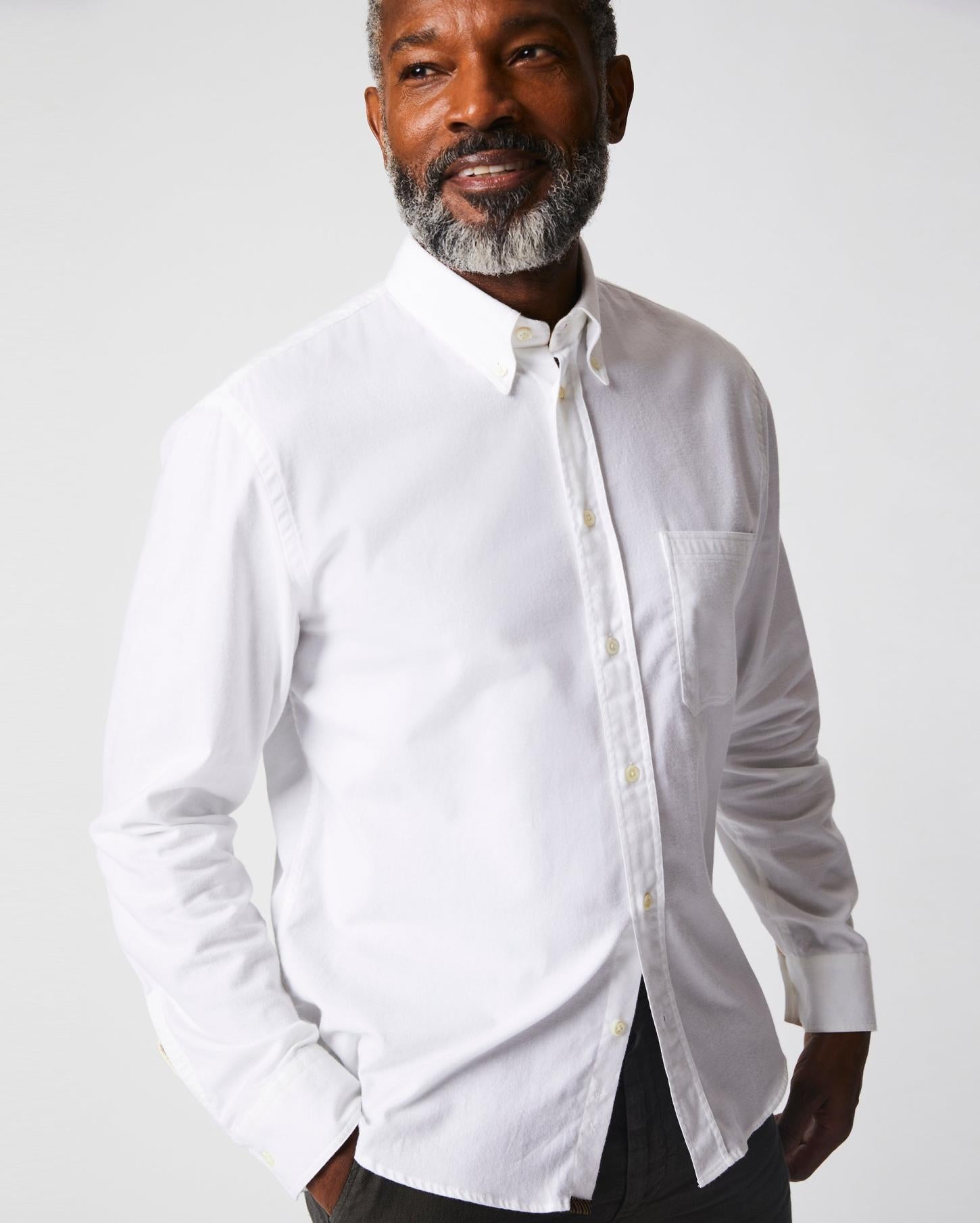 Men Tuscumbia Classic Shirt White | Billy Reid Shirting
