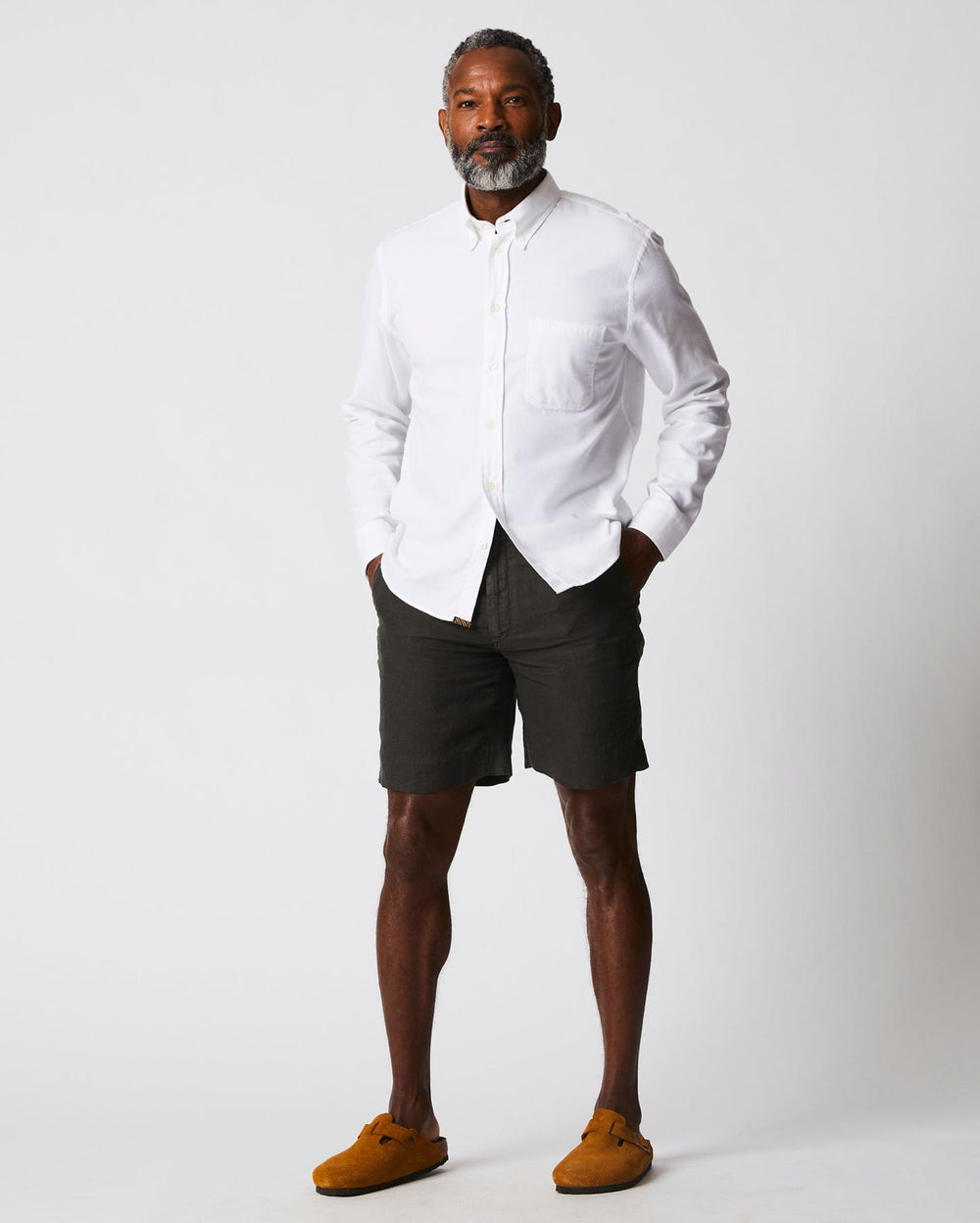 Men Tuscumbia Classic Shirt White | Billy Reid Shirting