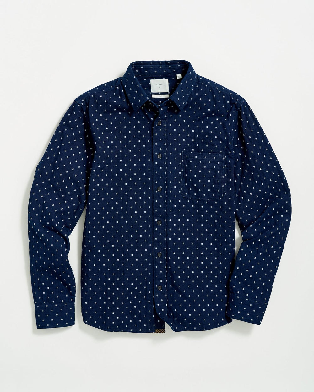 Men Tuscumbia Shirt Indigo/white | Billy Reid Shirting